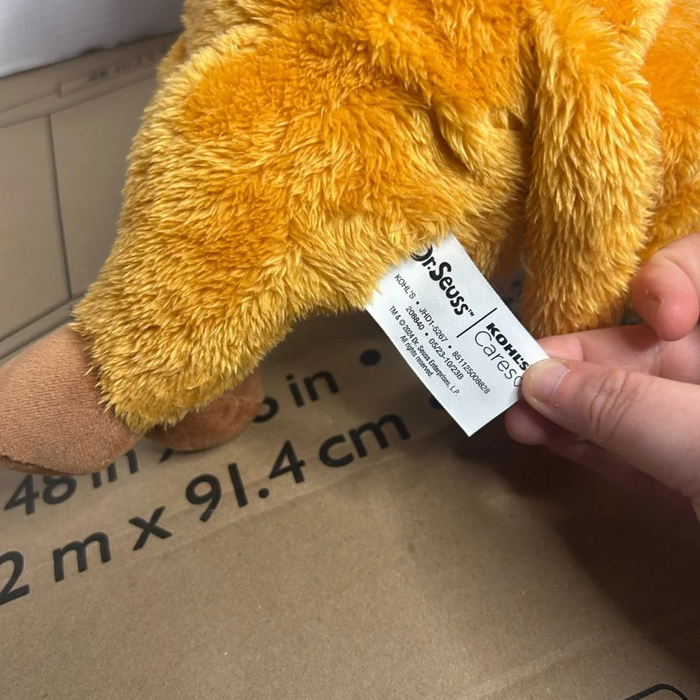 Kohl’s Care MR Brown Cow Dr Seuss Plush - Picture 2 of 2